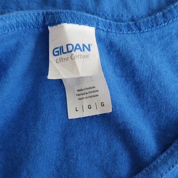 T Shirt Tank Top Bay State Massachusetts Summer Games Gildan Adult Size L Large - Picture 4 of 4